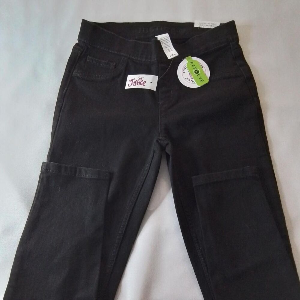 Justice Black Jeans